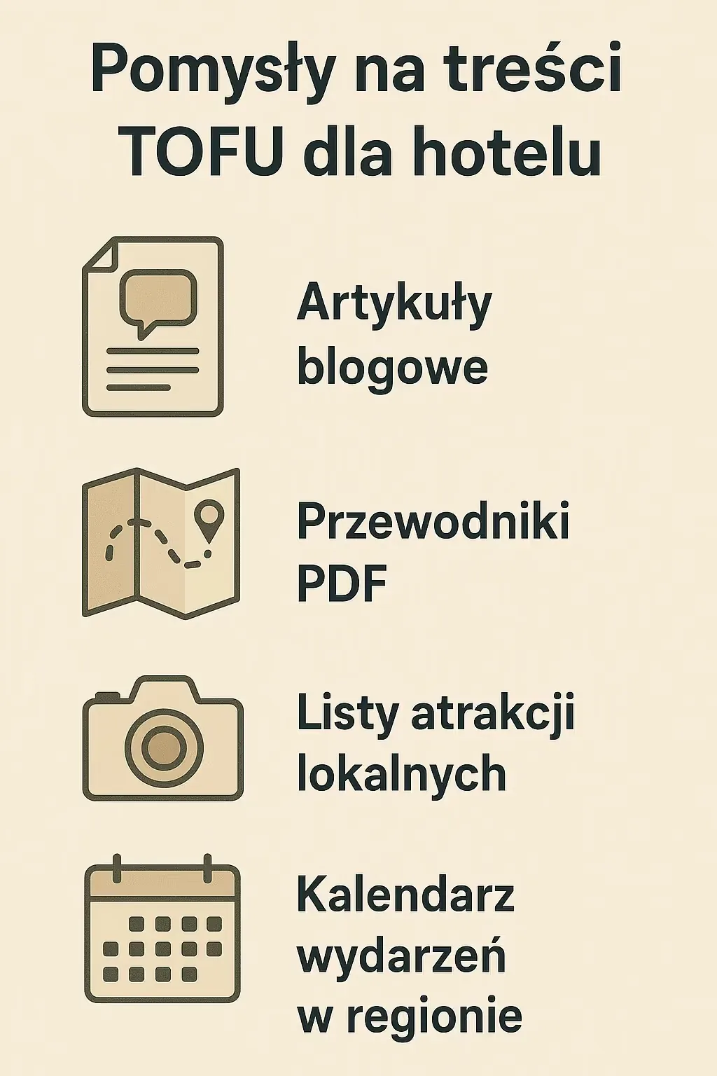 Ilustracja do części „Twórz treści TOFU - blog, przewodniki, inspiracje podróżnicze”