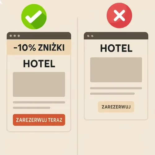 Ilustracja do części „Dodaj widoczne CTA zachęcające do rezerwacji bezpośredniej”
