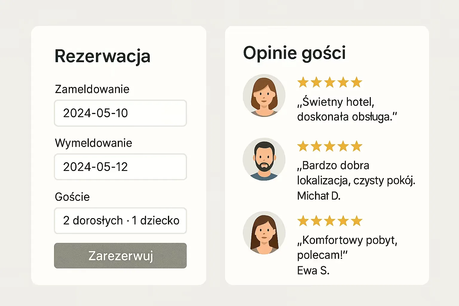 Ilustracja do części „Dodaj opinie i społeczny dowód słuszności (social proof)”