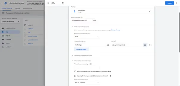 Ilustracja do części „Przekazanie danych do Google Analytics 4”