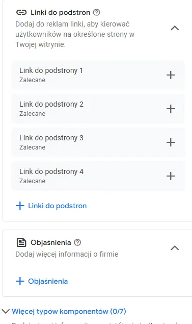 Ilustracja do części „Uzupełnianie treści reklamy”